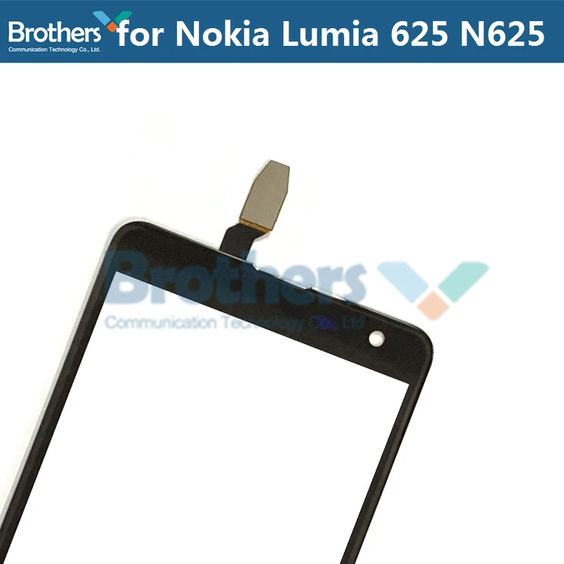 Для Nokia Lumia 625 сенсорный экран дигитайзер стекло с логотипом для N625 объектив
