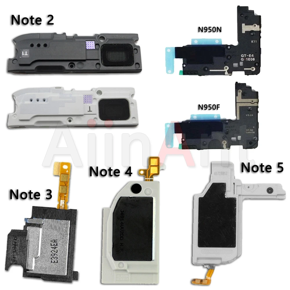 Оригинальный Для samsung Galaxy Note 2 3 4 5 8 N910C N900 N920F N950F громкий Динамик звук гибкий кабель