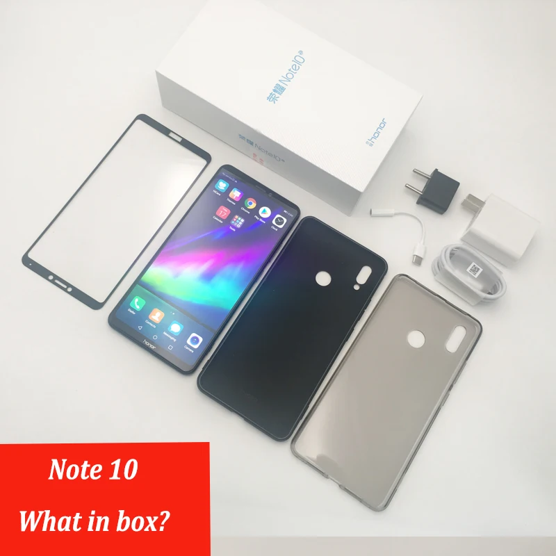 Honor Note 10, мобильный телефон Kirin 970, четыре ядра, мобильный телефон, две sim-карты, 6,95 дюймов, Android 8,1, отпечаток пальца, ID, NFC