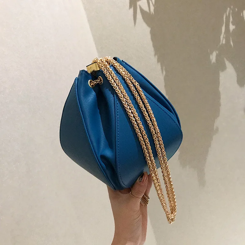 Сумка на плечо с кисточками и цепочкой женская сумка в Корейском стиле круглый