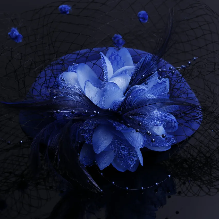 Вуалетка с перьями и шерстью Женская Свадебная вечеринка для невесты Свадебные