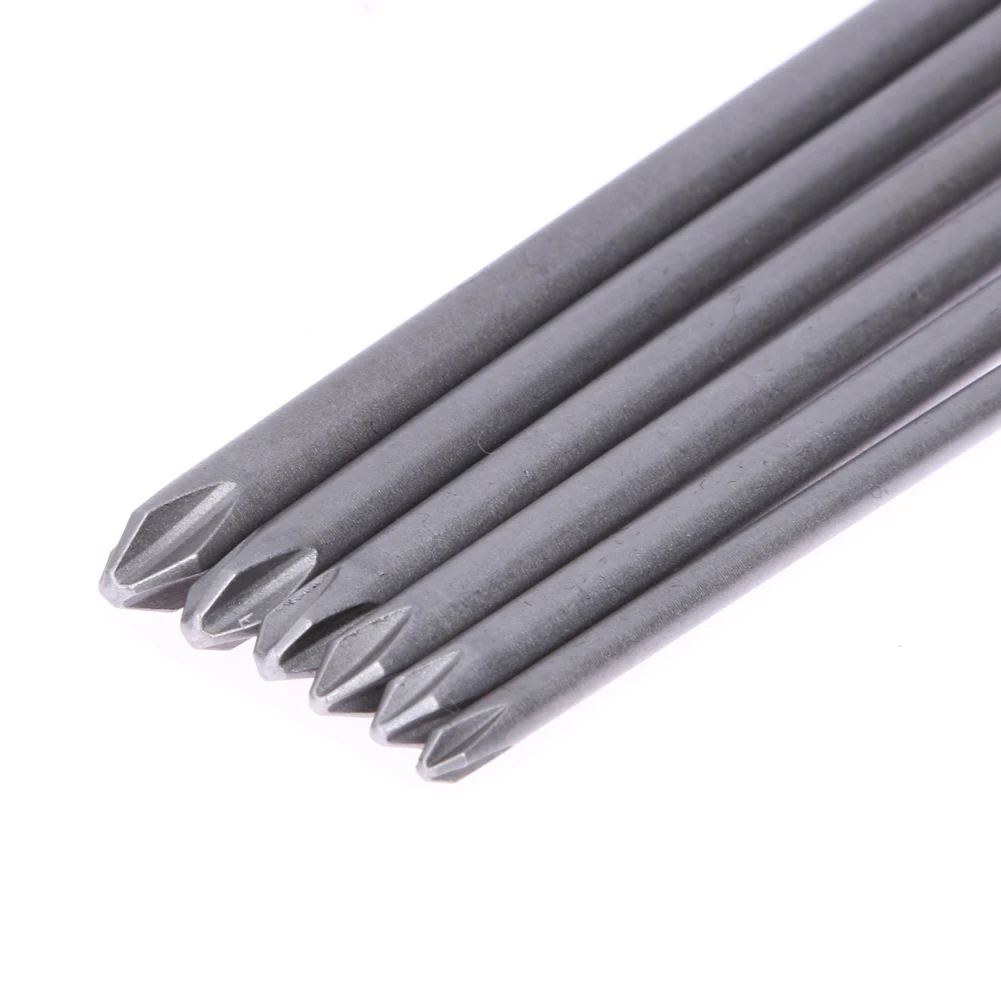 

6pcs 1/4'' Shank Magnetic Hex Screwdriver Bit 150mm Long S2 Slloy Steel Screw Driver Set Repair Disassembly Tools