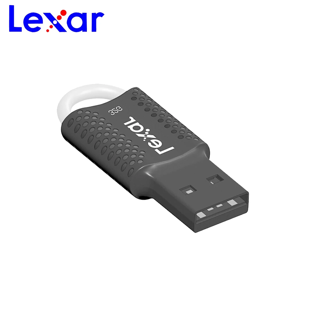 Lexar JumpDrive V40 USB 2 0 флеш накопитель 64 ГБ 16 32 мини saltar PC Mac externa almacenamiento gris U Flash mar|USB