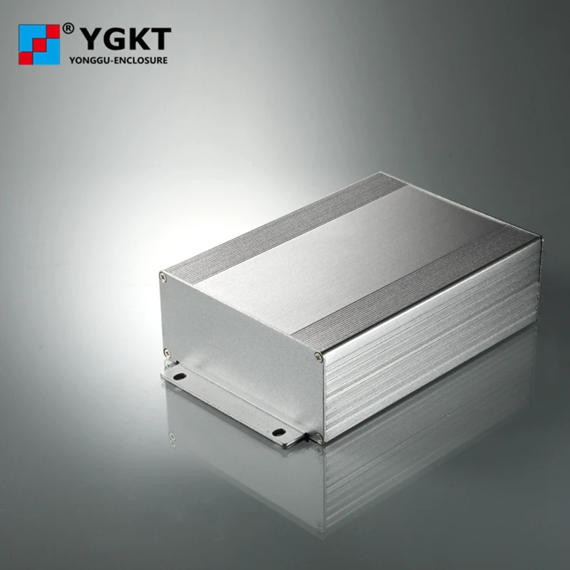 

YGKT Custom Aluminum enclosure 107*47*100/4.21''x1.85''x3.93'' (wxhxl)mm Aluminium enclosure case housing case