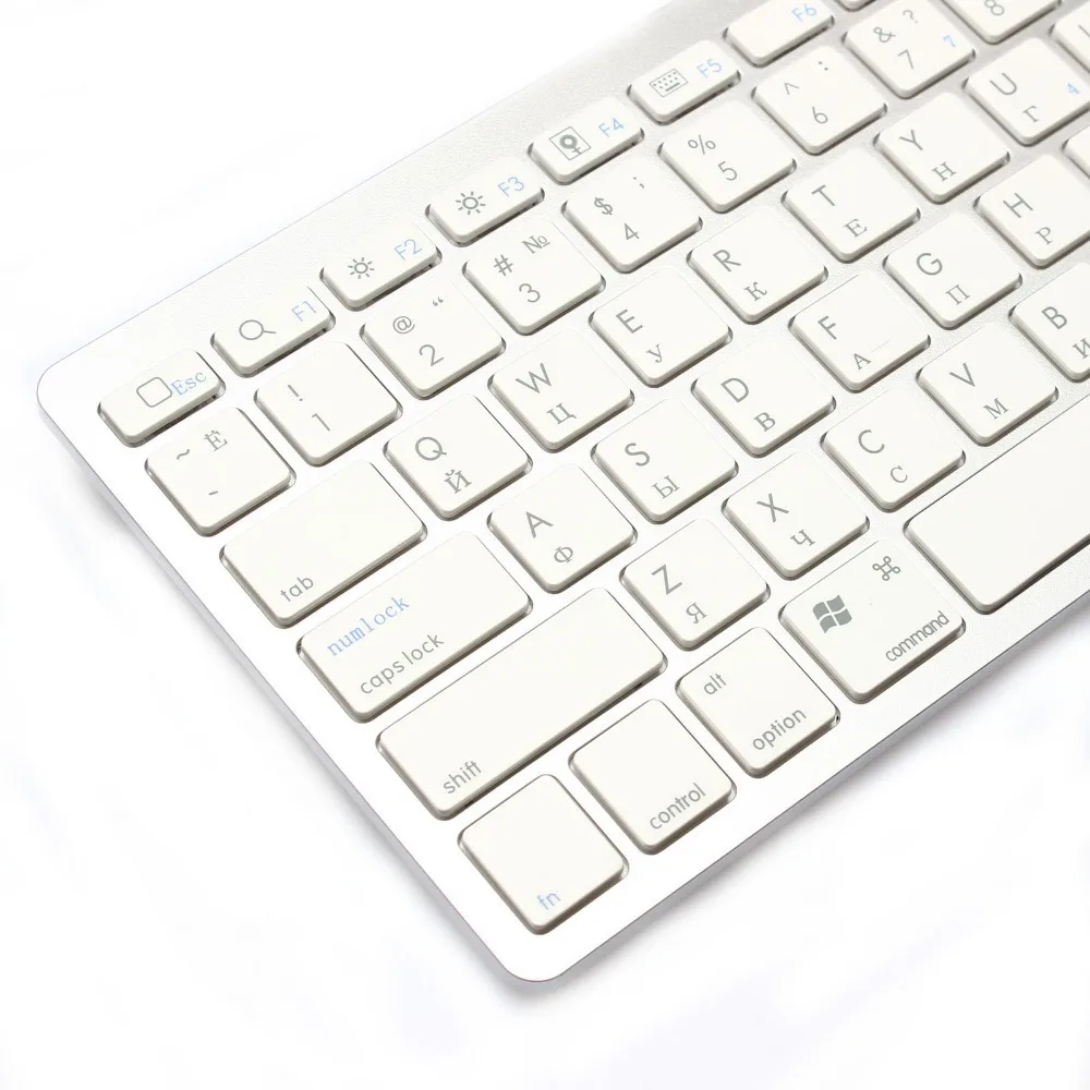 Беспроводная bluetooth клавиатура с английским русским ивритовым языком для Apple iPad 2 3