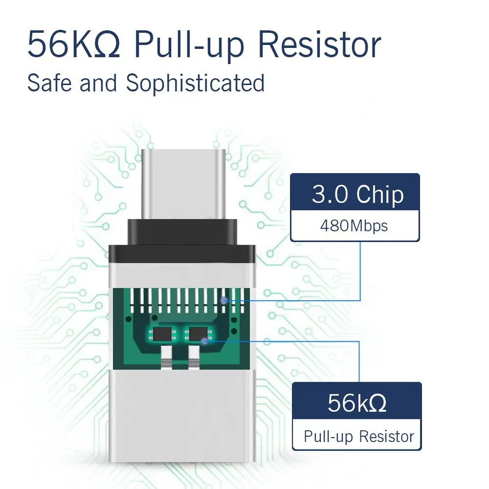 Адаптер Type C OTG для USB 3 0 адаптер адаптеры конвертер Xiaomi 4C 4S 5S Plus Oneplus 2 Nubia Z11