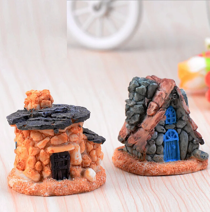 Фигурки загородного коттеджа декоративный дом Искусственный аквариум статуя