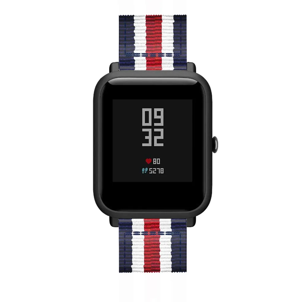 Ремешок нейлоновый для смарт часов Xiaomi Huami Amazfit Bip Lite Youth/GTR 42 мм/GTS 20