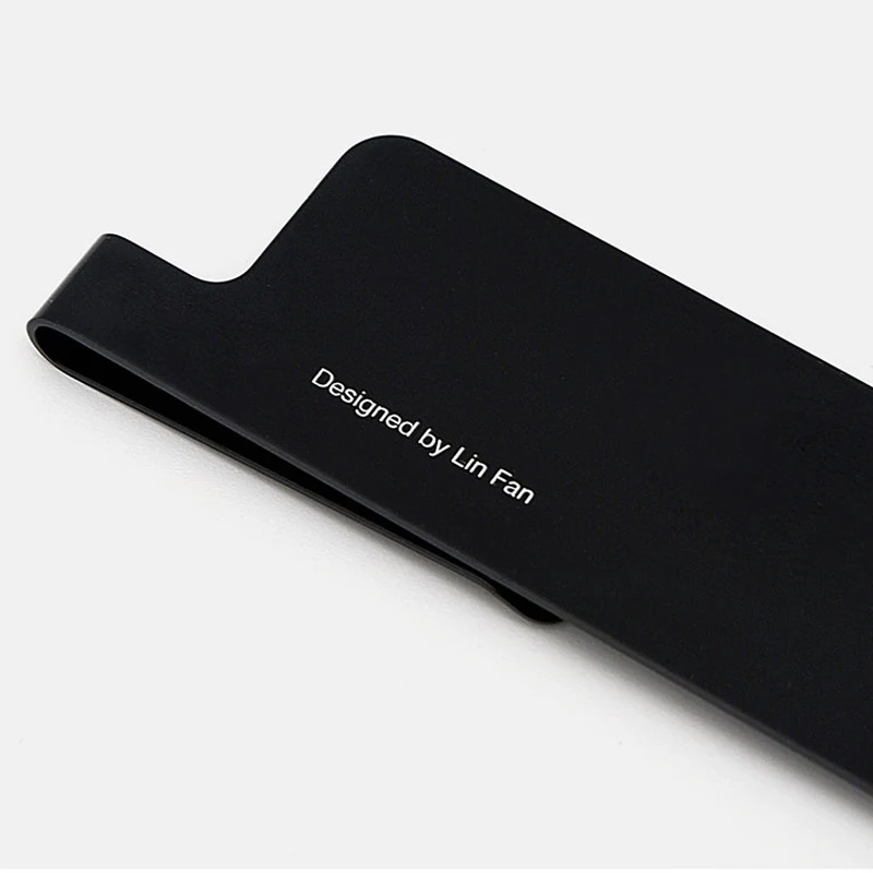 Black Xiaomi Mijia Kaco металлическая линейка 15 см прямая швейная ножка из нержавеющей стали инструмент точность для офиса путешествия - Цвет: Black