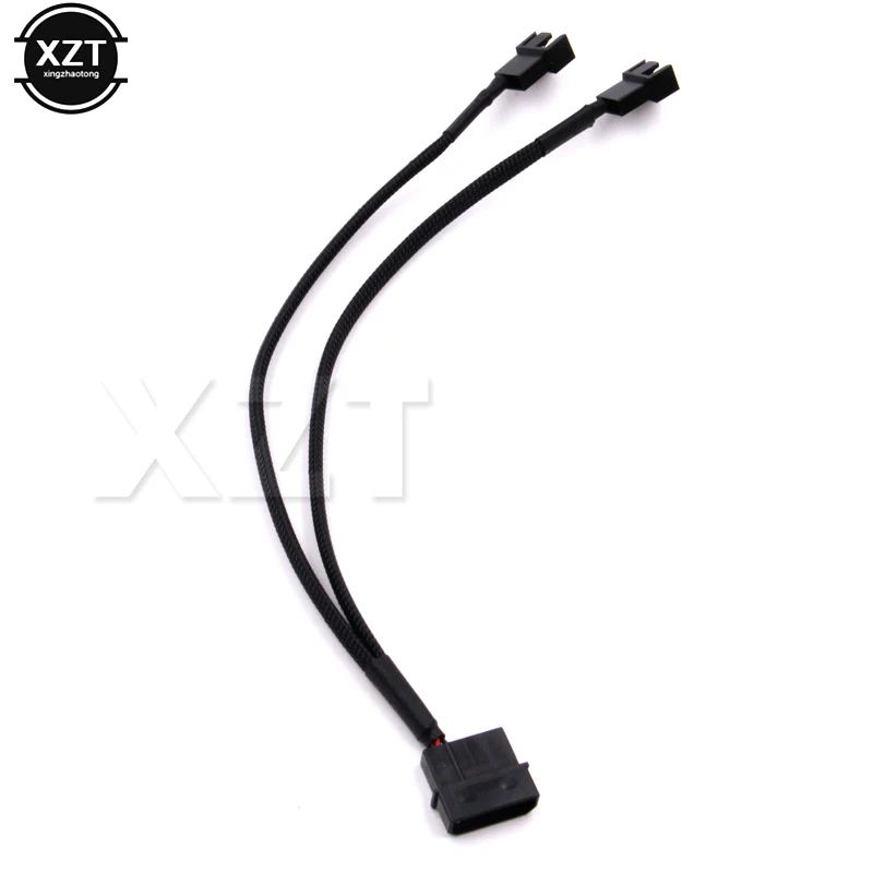 1 шт. Новый 4 контактный IDE Molex 2 портовый 3 контактный/4 охлаждающий вентилятор