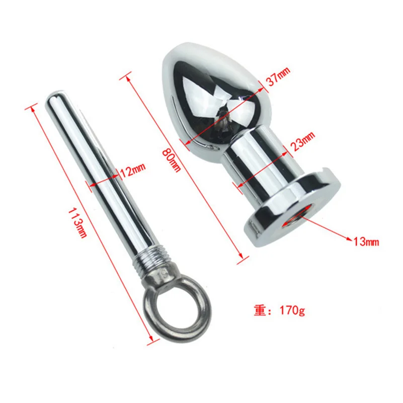 Металлический анальный очиститель для вагины душ большая Анальная пробка