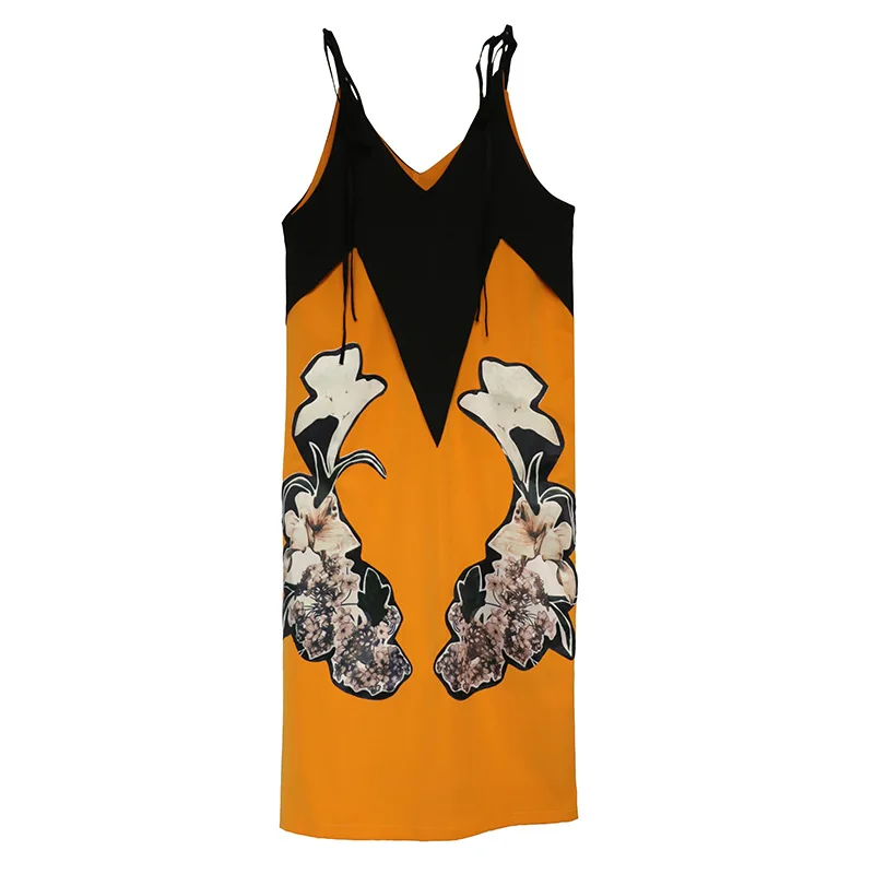 Новинка 2017 года поступление Summer Повседневная Лоскутная контрастные цвета печати