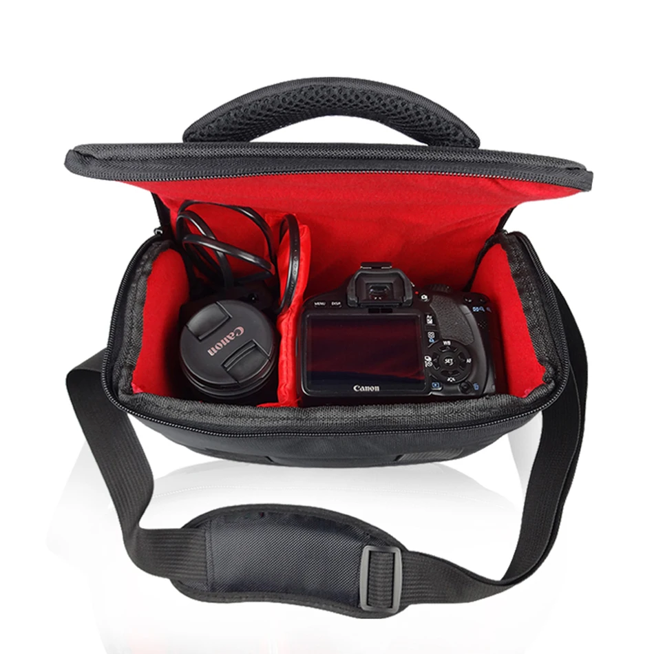 Сумка на плечо для камеры DSLR Canon EOS M5 1300D 1200D 650D 700D 100D 500D 750D 760D 70D 80D 6D 7D T1i T2i|camera bag for