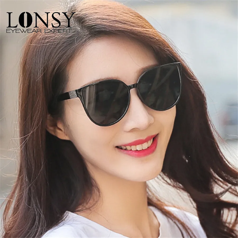 LONSY модные роскошные квадратные солнцезащитные очки женские брендовые