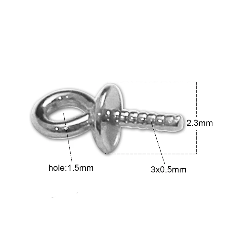 Beadsnice 925 пробы серебряные подвески ювелирные изделия жемчужные булавки для