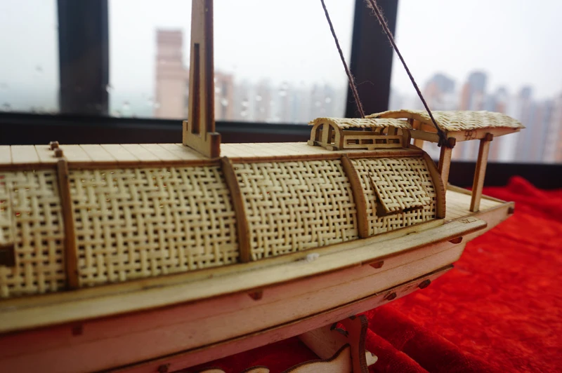 

Wooden ship models kit Wooden china sail boat song dynasty inland river cargo ship FREE SHIPPING