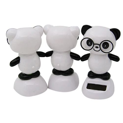 

Solar Power Dancing Figures Panda,Novelty Desk Car Toy Ornament
