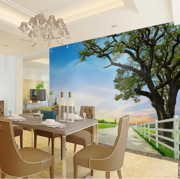Настенная бумага 3d Настенный декор Большая фотография настенный пейзаж для