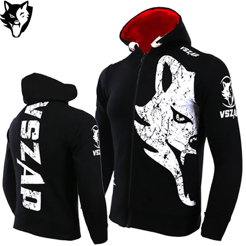 

MMA Boxing Jacket Fitness sweatshirt Vszap genuine mma fighting Muay Thai kickboxing training long-sleeved thick
