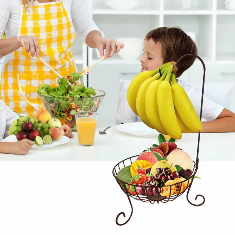 Фруктовая корзина банановая вешалка подставка для свежего хранения кухонный