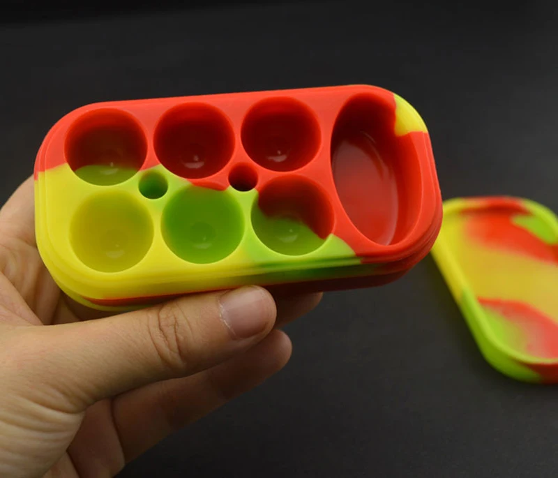 6 в 1 большой силиконовый контейнер для ёмкостей|wax container|silicone jarsilicone container |