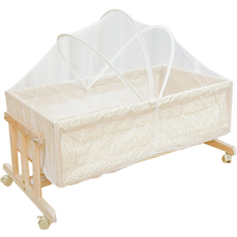 Кроватка из твердой древесины маленькая шейкер независимая колыбель