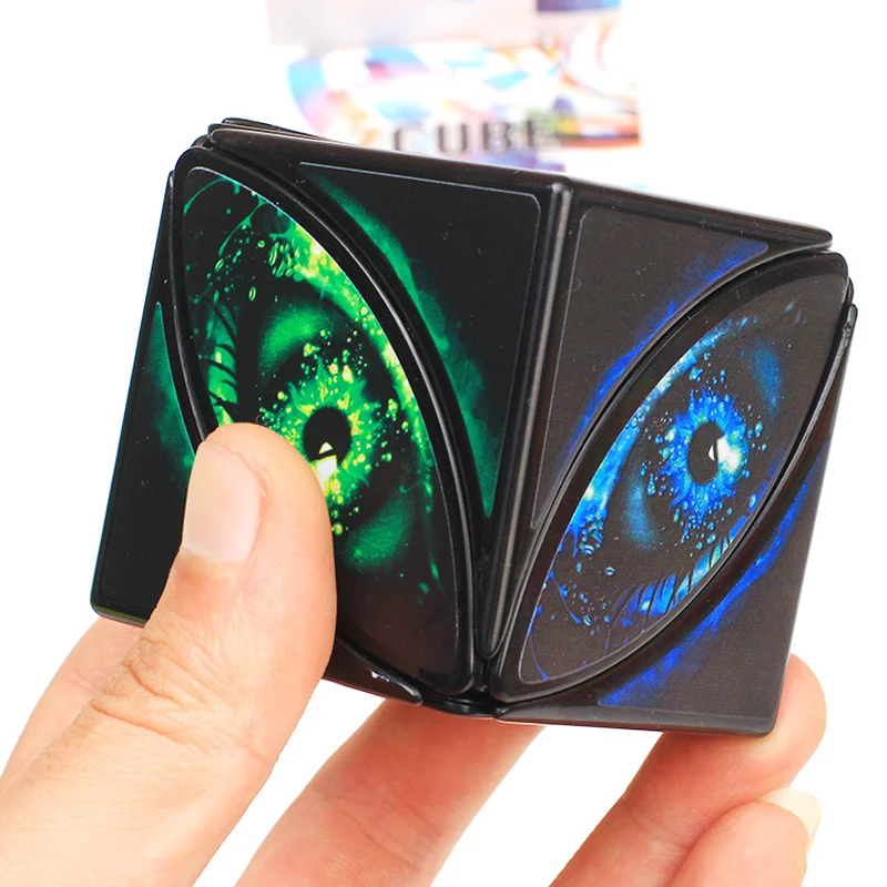 New Arrival Zcube Ivy evil eyes Cube The First Twist Cubes of Leaf Line Puzzle Magic Educational Toys cubo magico | Игрушки и хобби