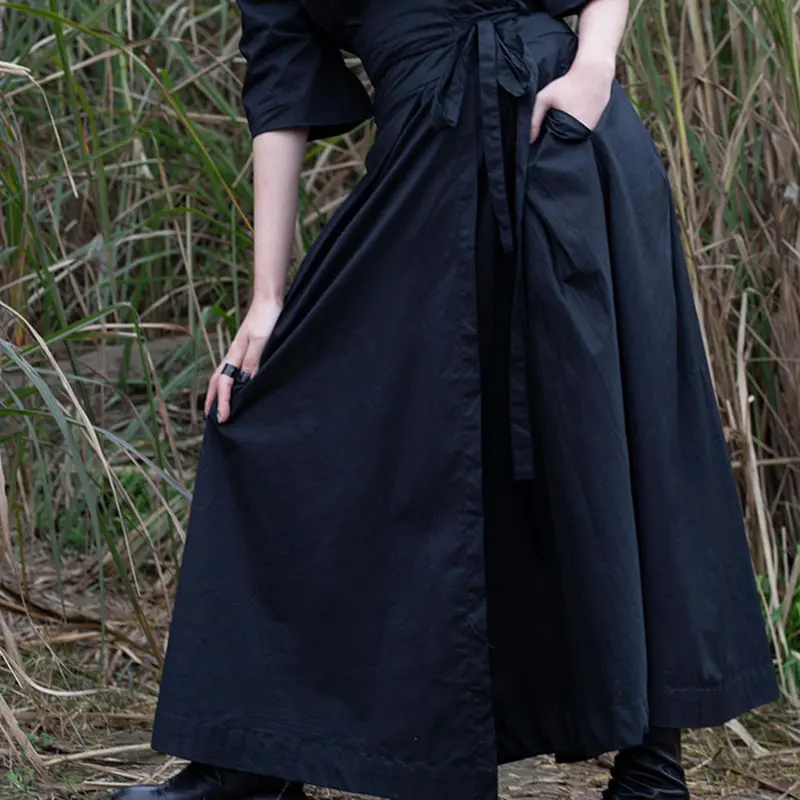 [XITAO] Korea Fashion New Women 2019 Spring Summer A-line Loose Skirt Female Solid Color Casual Ankle-length WBB2554 | Женская одежда