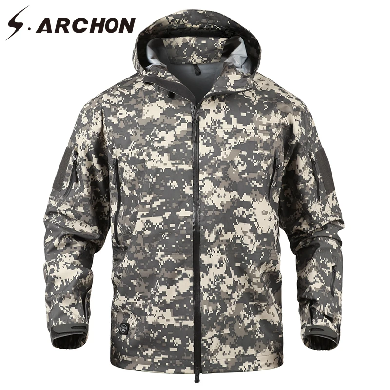 Мужская армейская куртка S.ARCHON Hard Shell водонепроницаемая ветрозащитная