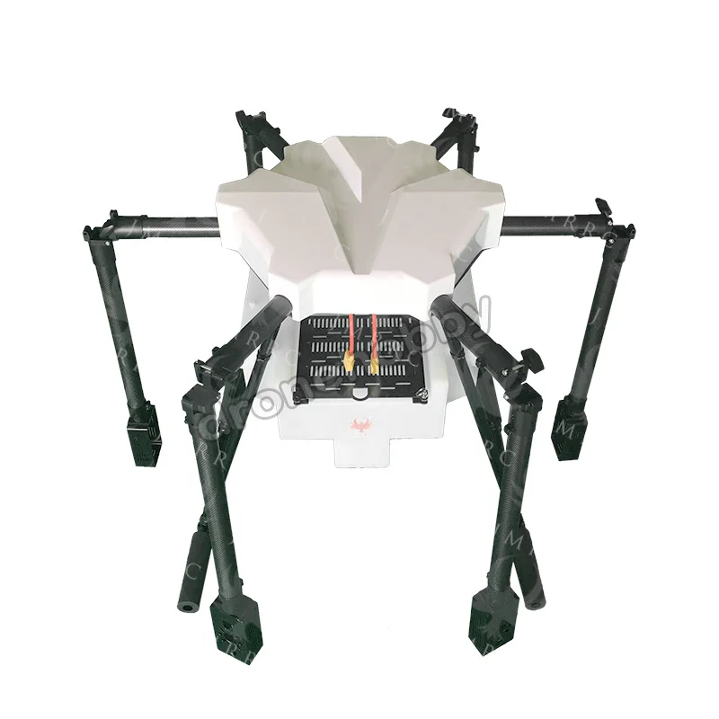JMRRC 1650 мм Колесная база сельскохозяйственное распыление Drone 15 кг 15L резервуар для воды 30 мм рукоятка 2,5 мм углеродное волокно складной UAV гексакоптер