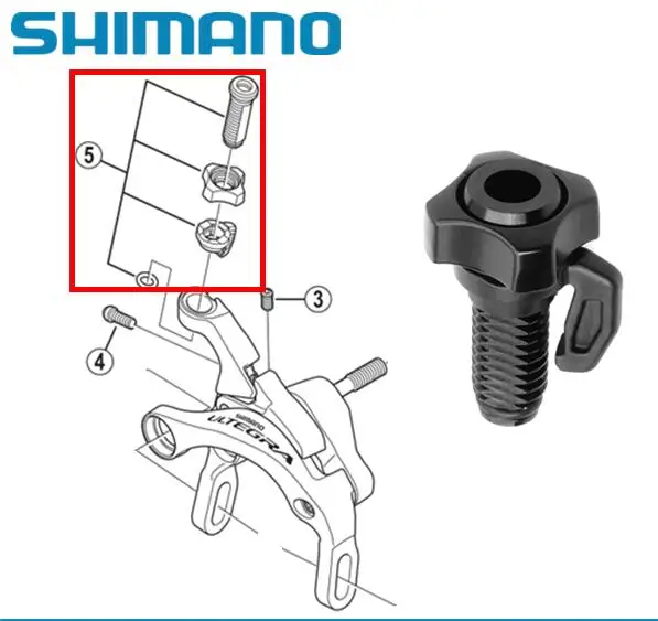 Shimano 6800 9000 R8000 R9100 зажим провода тонкой настройки тормоза регулировочный винт дорожный велосипед тормоза ремонтные инструменты