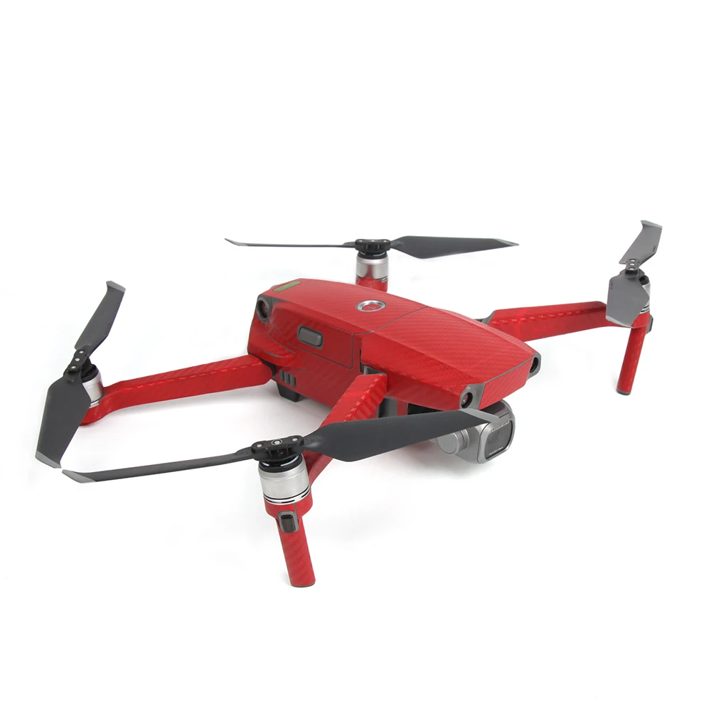 Водонепроницаемые ПВХ наклейки углеродное волокно для DJI MAVIC 2 PRO & ZOOM Drone|Наборы