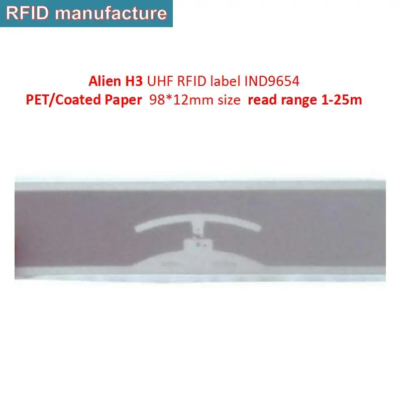 100 шт./лот RFID UHF влажная инкрустация этикетка наклейка 860 ~ 960 МГц Пассивный EPC Class1 Gen2