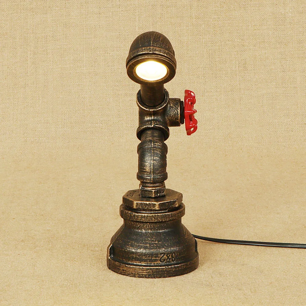 Лампа настольная светодиодная с выключателем 220 В для спальни офиса кабинета