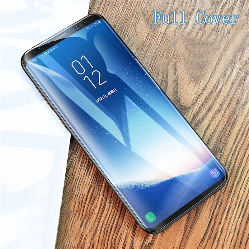 9D полное покрытие протектор экрана для Samsung Galaxy A8 2018 PLUS A3 A5 A7 2017 закаленное стекло