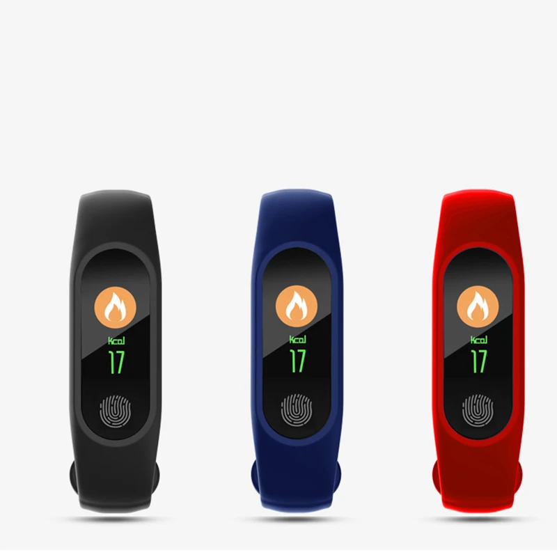 Смарт-часы M3 с цветным светодиодным дисплеем пульсометром и тонометром |