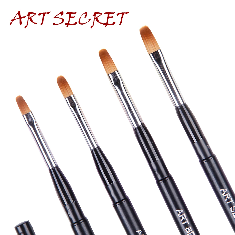 Высококачественный 1 шт. SPA-511 Плоская овальная Корейская ручка для дизайна ногтей