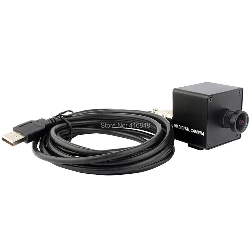 USB веб камера 5 Мп 2592x1944 HD объектив рыбий глаз 170 градусов без драйвера UVC с Aptina MI5100