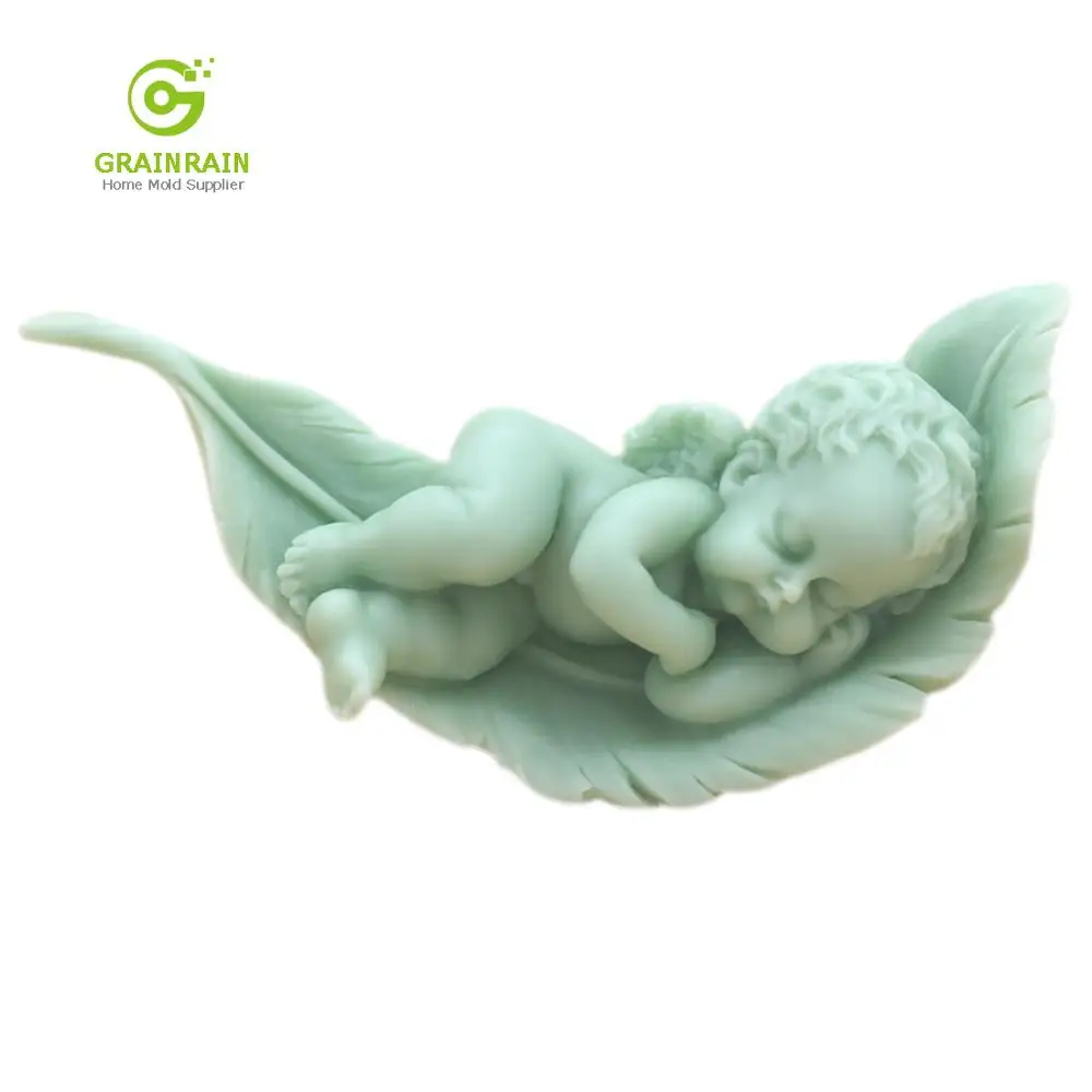 Формочка для мыла Grainrain Baby Sleeping on the leaf инструменты самостоятельного изготовления