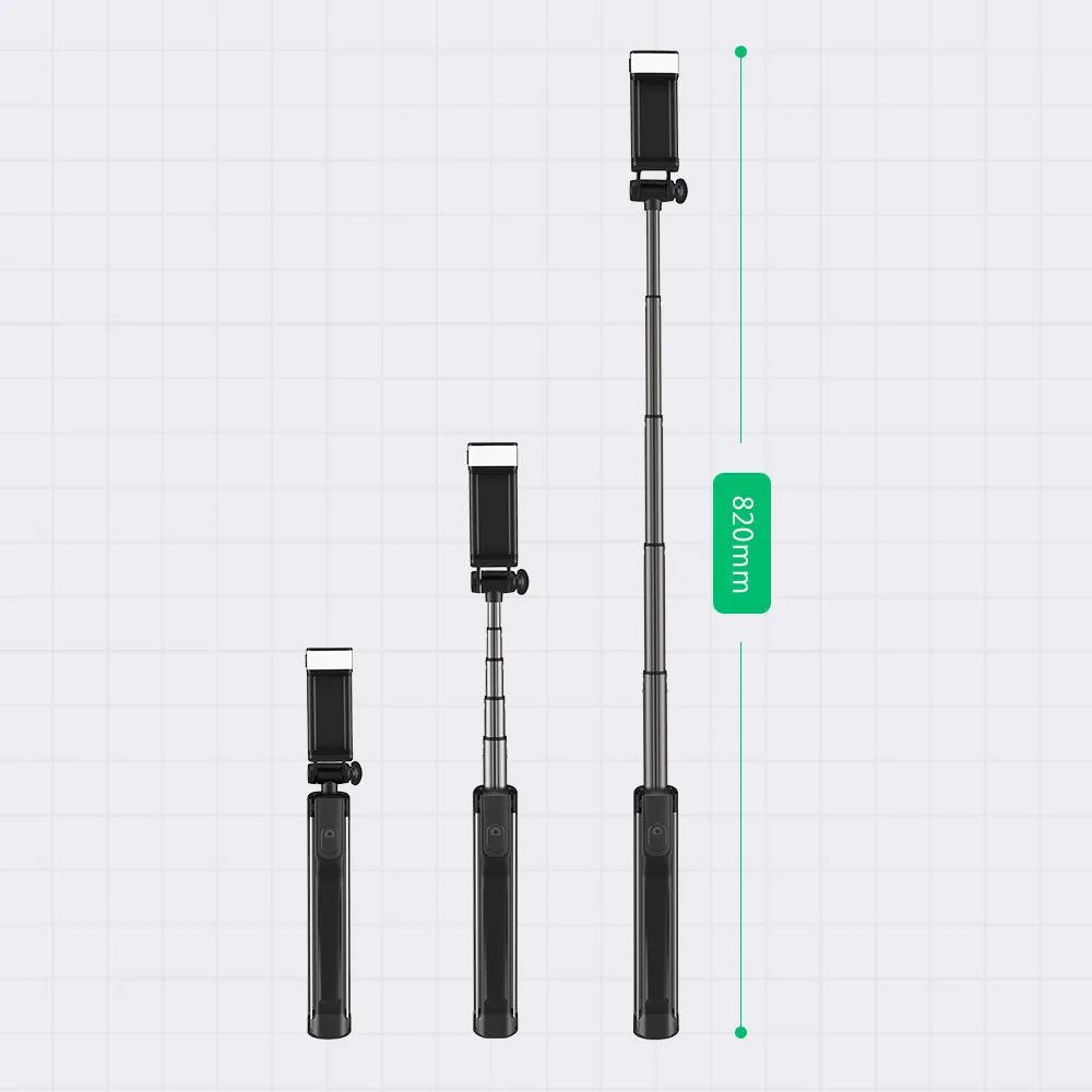 Blitzwolf BW-BS8 светодиодный заполняющий свет палка для селфи 3 в 1 выдвижное устройство Bluetooth штатив монопод для iPhone телефона Android спортивные Камера