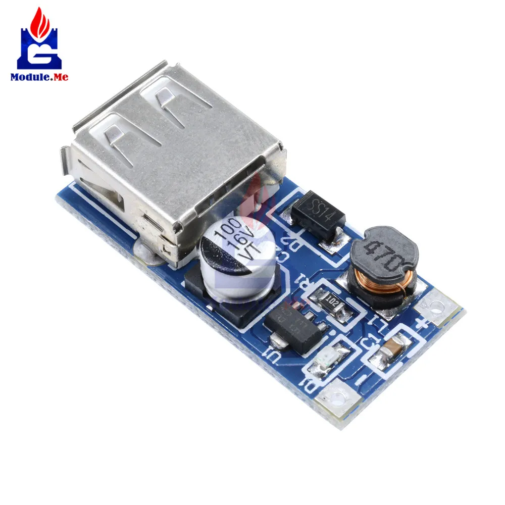 DC-DC USB повышающий Мощность Boost модуль 0,9 V-5 V 5V 600mA PFM Управление мини мобильный усилитель сигнала