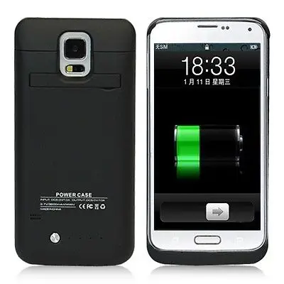 S5 Телефон Случае 3800 мАч Внешнее Зарядное Устройство Дело Power с Подставкой Portable Bank