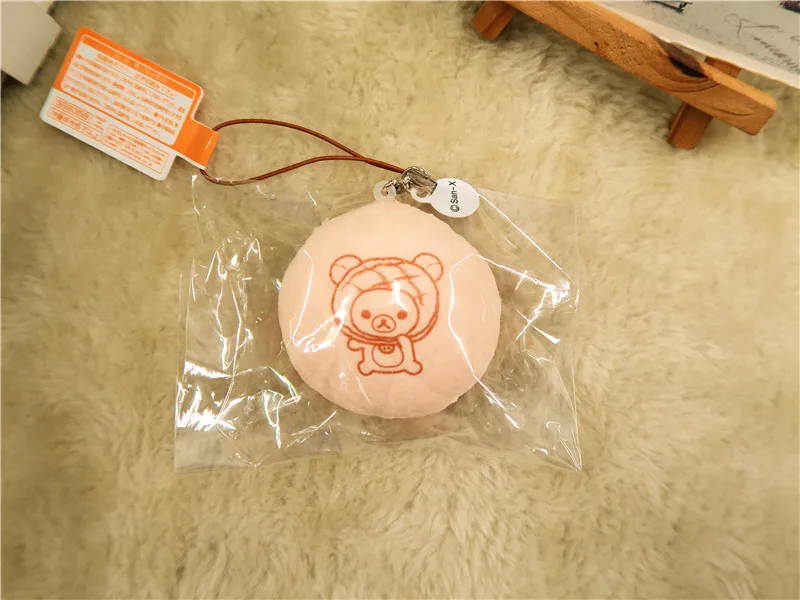 Kuutti мягкий розовый зеленый простой мини каваи Rilakkuma Kiroiitori хлеб мягкий тост булочка медленно поднимающийся Squishies NWT ремешок для телефона