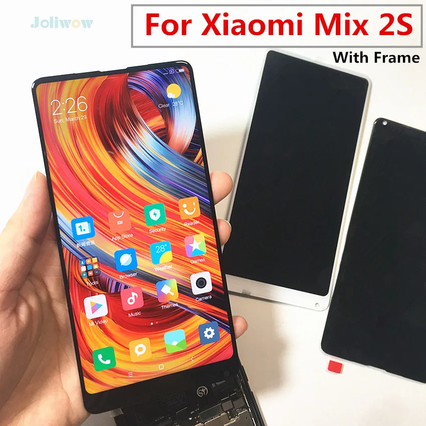 ЖК дисплей для Xiaomi Mix 2S Mix2S с сенсорным экраном 10 и дигитайзером стеклянная панель