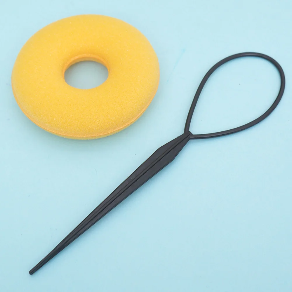 Круглые диадемы для укладки волос губка женщин и девочек обруч волос|hair styling