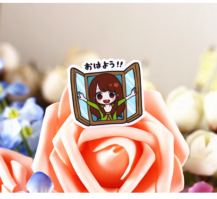 40 шт. декоративные наклейки для девочек|kawaii girl stickers|self-made stickerssticker beauty |