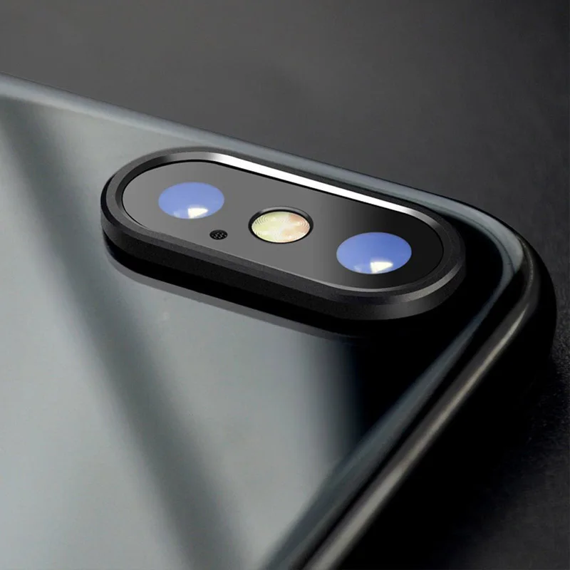 Защитное кольцо для объектива камеры iPhone X алюминиевый чехол с покрытием 10 XR XS 11 Pro