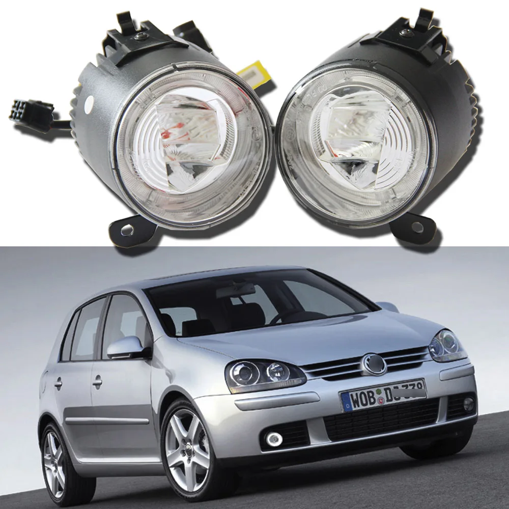 

OEM Replacement Fog Light For VW Golf V 03-08/Golf 5 LED DRL Daytime running light 12V Car Light Source Front Fog Light Kit