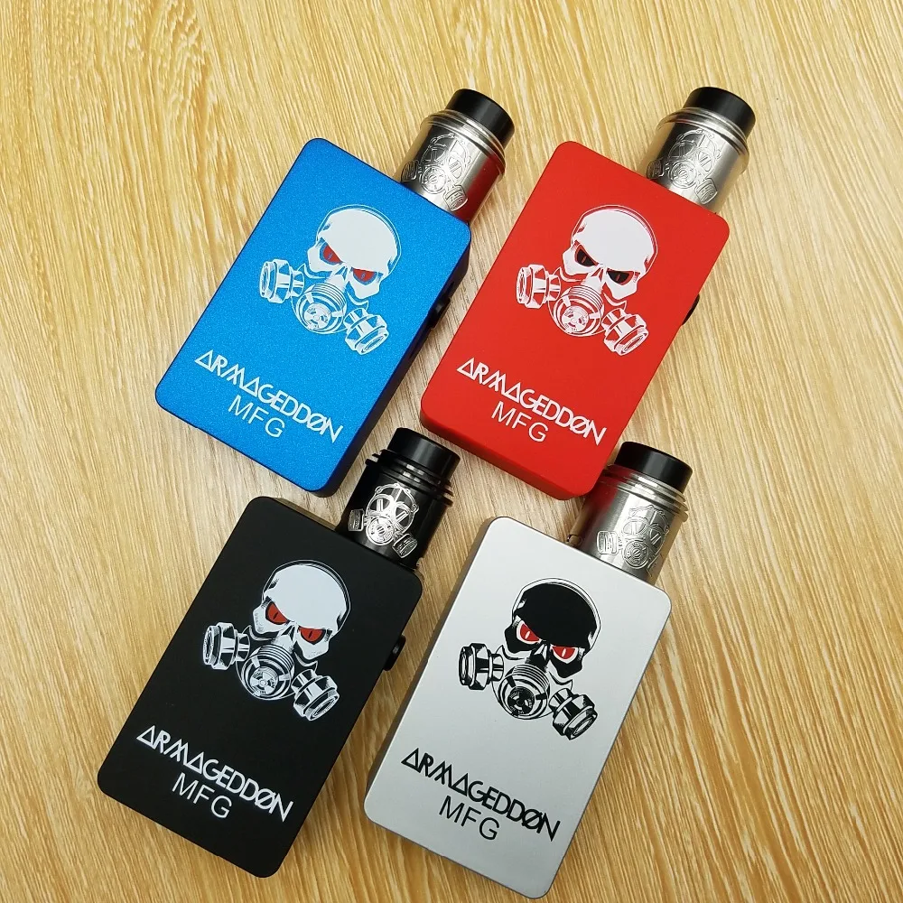 CYAN Apocalypse Squonk Box Mod Vape Kit с GEN 2 RDA атомайзер BF Pin Armageddon Squonker машина Vapor Mods | Электроника