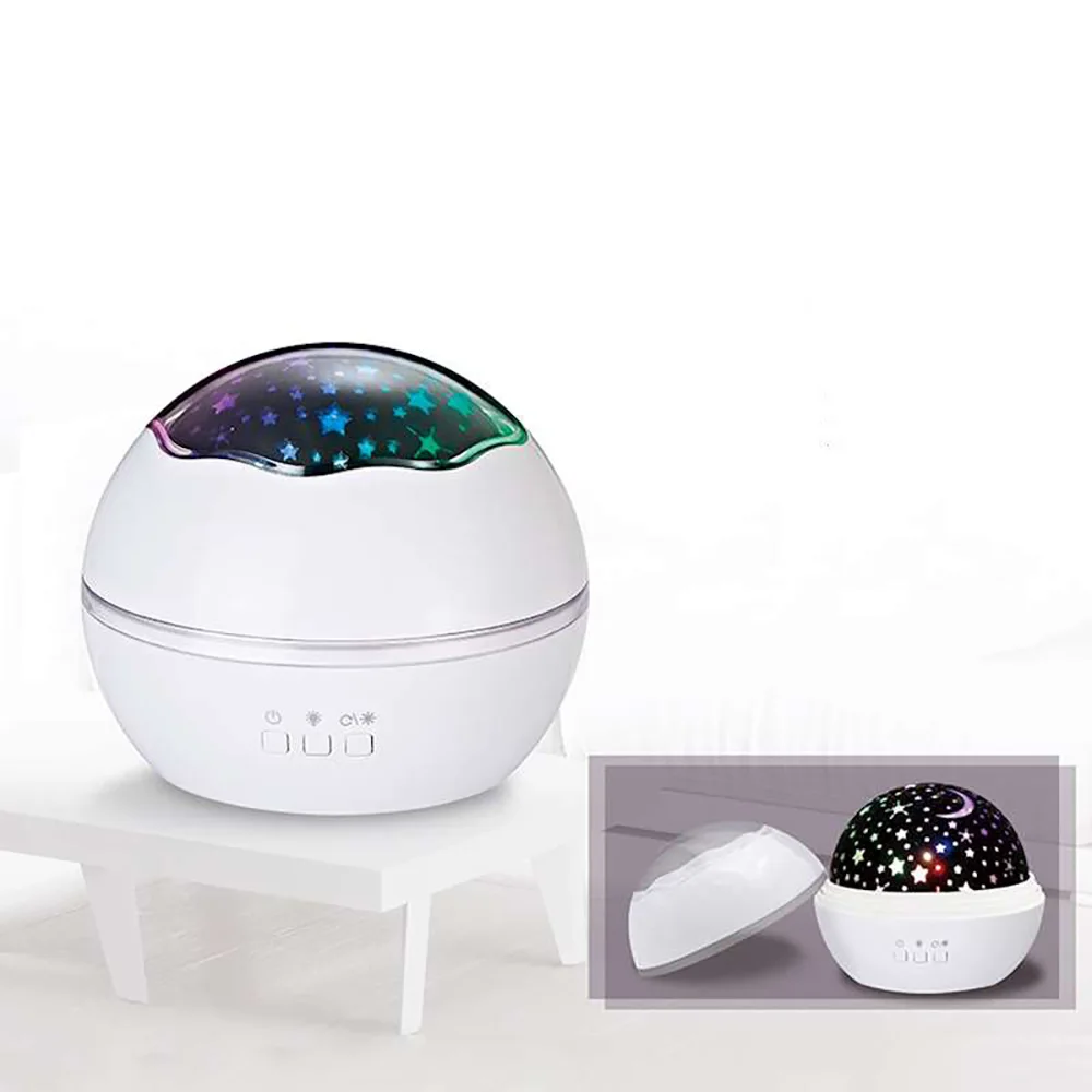 Kids Night Light LED Rotating Star Projector Lighting Lamp for Baby Gift Bedroom Lights